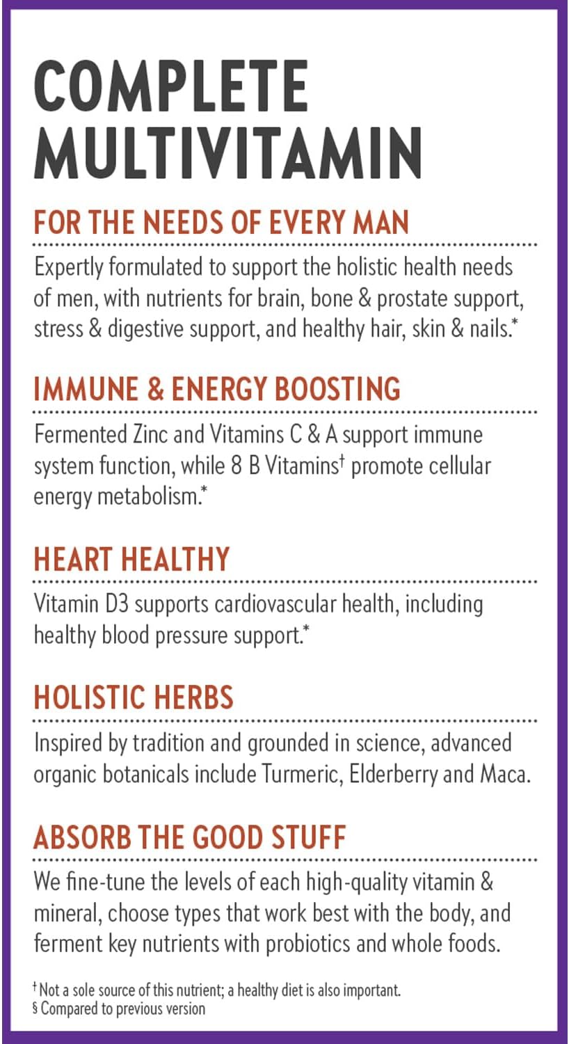 New Chapter One Daily - Every Man's Multivitamin