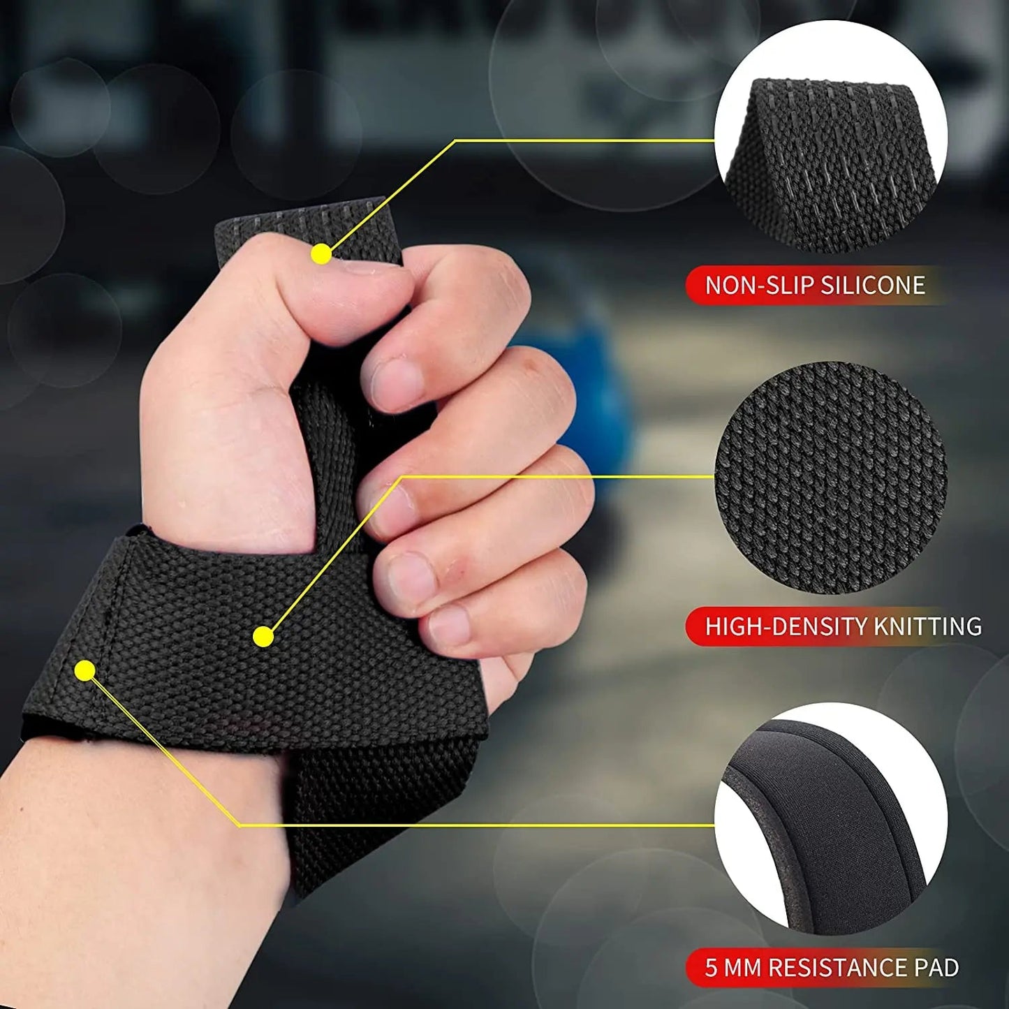 Anti - Slip Weightlifting Straps - ProActive Performance